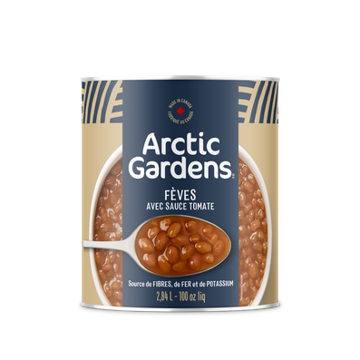 Fèves avec sauce tomate en conserve (6x284ml) | Arctic Gardens Service ...