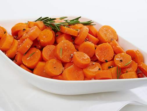 Honey Glazed Rosemary Carrots