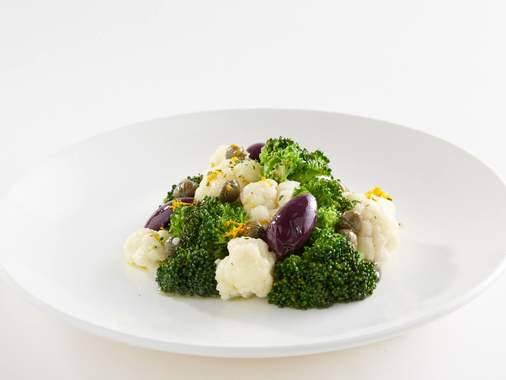 Winter Salad with Gremolata, Capers and Kalamata Olives