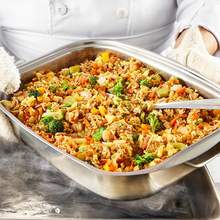 Fried rice with chicken & vegetables