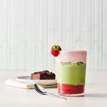 Mousse froide à la fraise