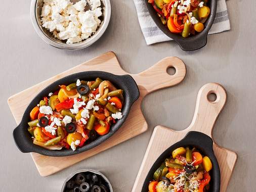 Provençal-style sautéed vegetables