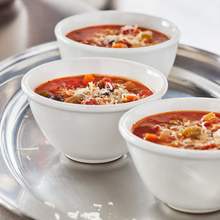 Rustic soup minestrone style