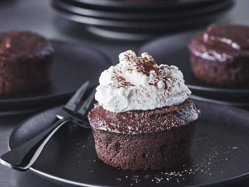 Chocolate and Zucchini Fondant