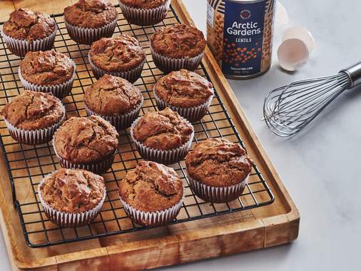 Lentil and Bran Muffin