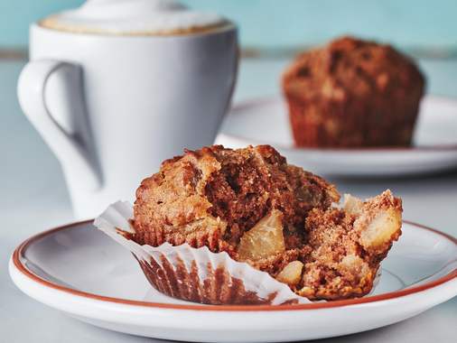 Muffins aux lentilles et pommes