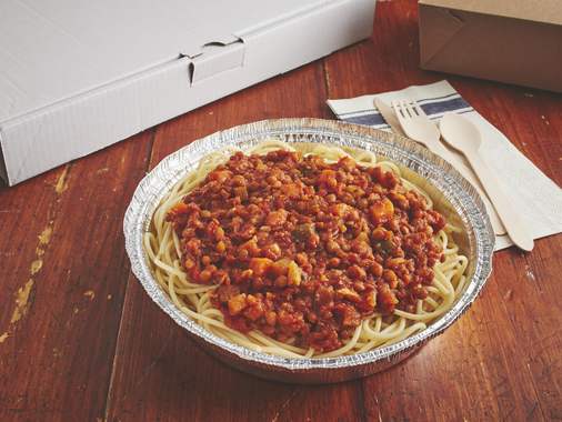 Sauce à spaghetti aux lentilles