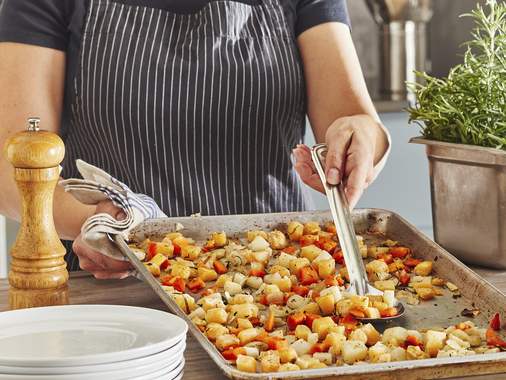 Mediterranean Roasted Root Vegetables