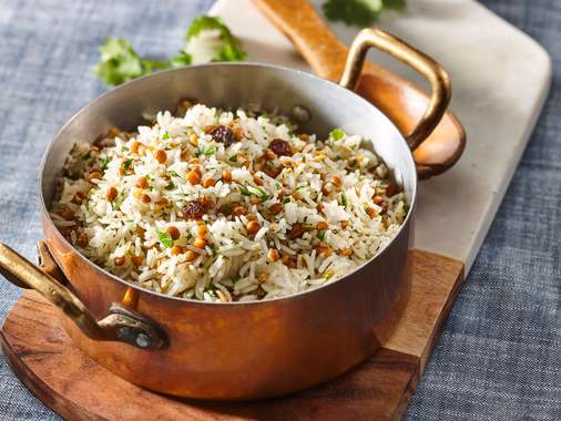 Basmati rice with lentils