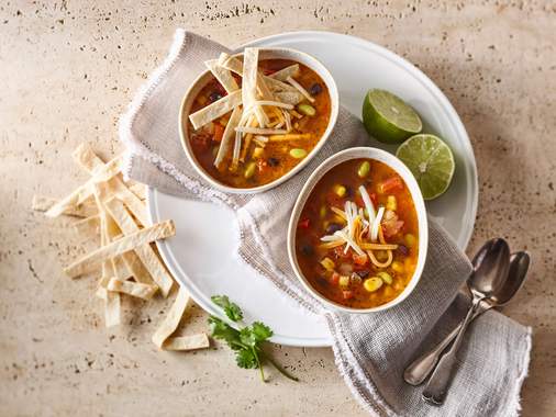 Fusion mexican soup